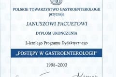 2000 Gastroeterologia Dyplom